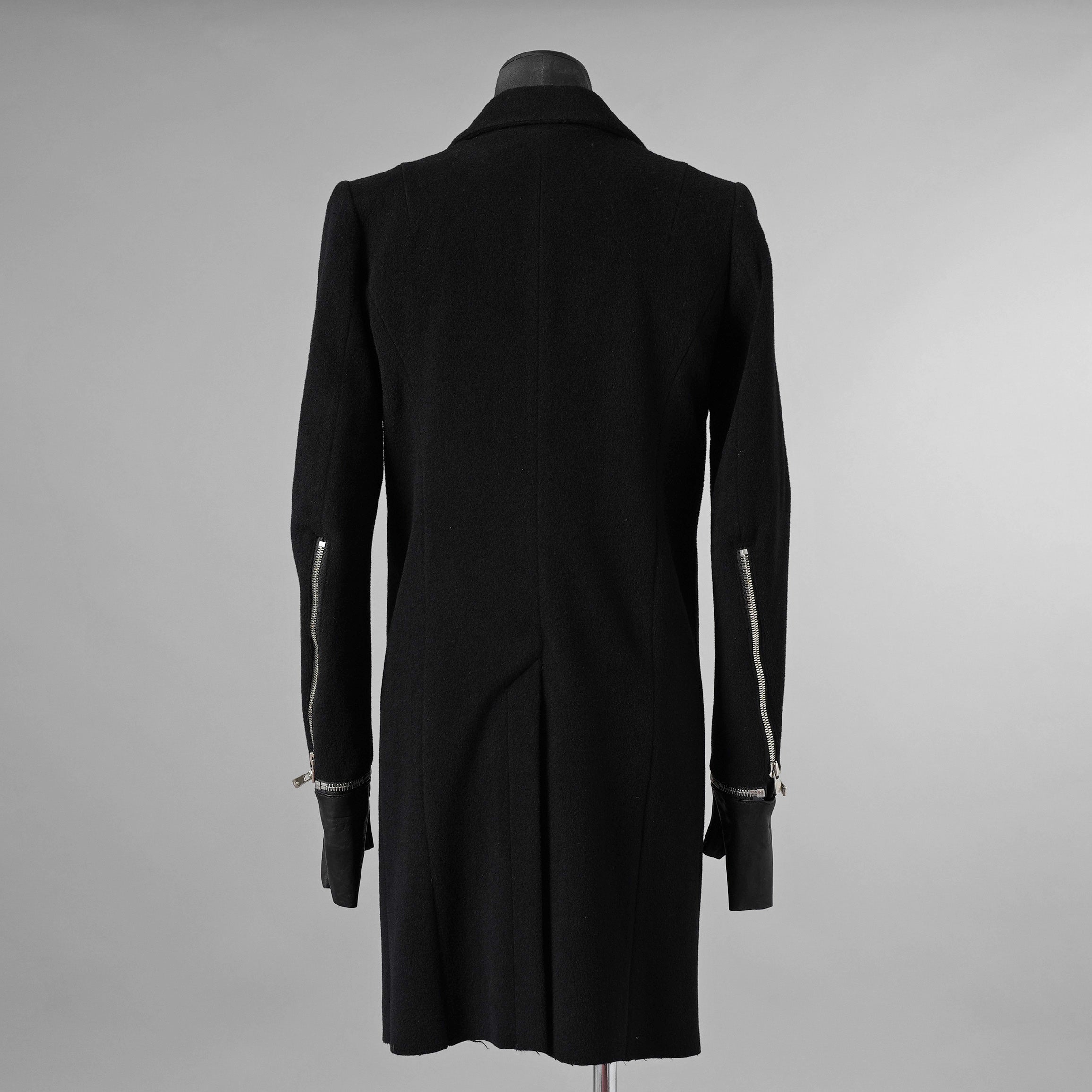 新品 FAGASSENT ファガッセン / 18AW ウールカシミア コート アウター / size 1 (BLACK) 123013-alm