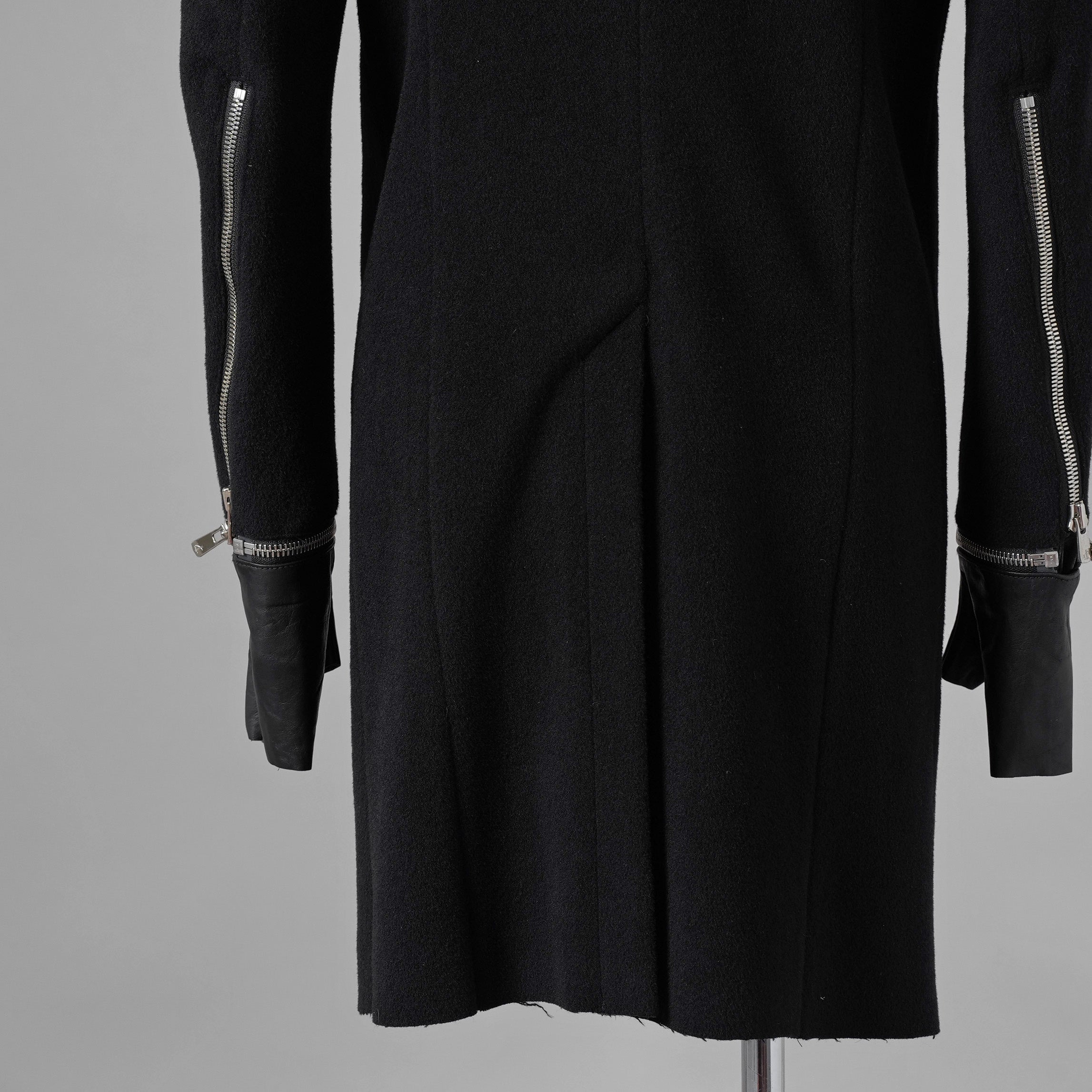 新品 FAGASSENT ファガッセン / 18AW ウールカシミア コート アウター / size 1 (BLACK) 123013-alm