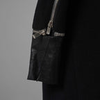 新品 FAGASSENT ファガッセン / 18AW ウールカシミア コート アウター / size 1 (BLACK) 123013-alm