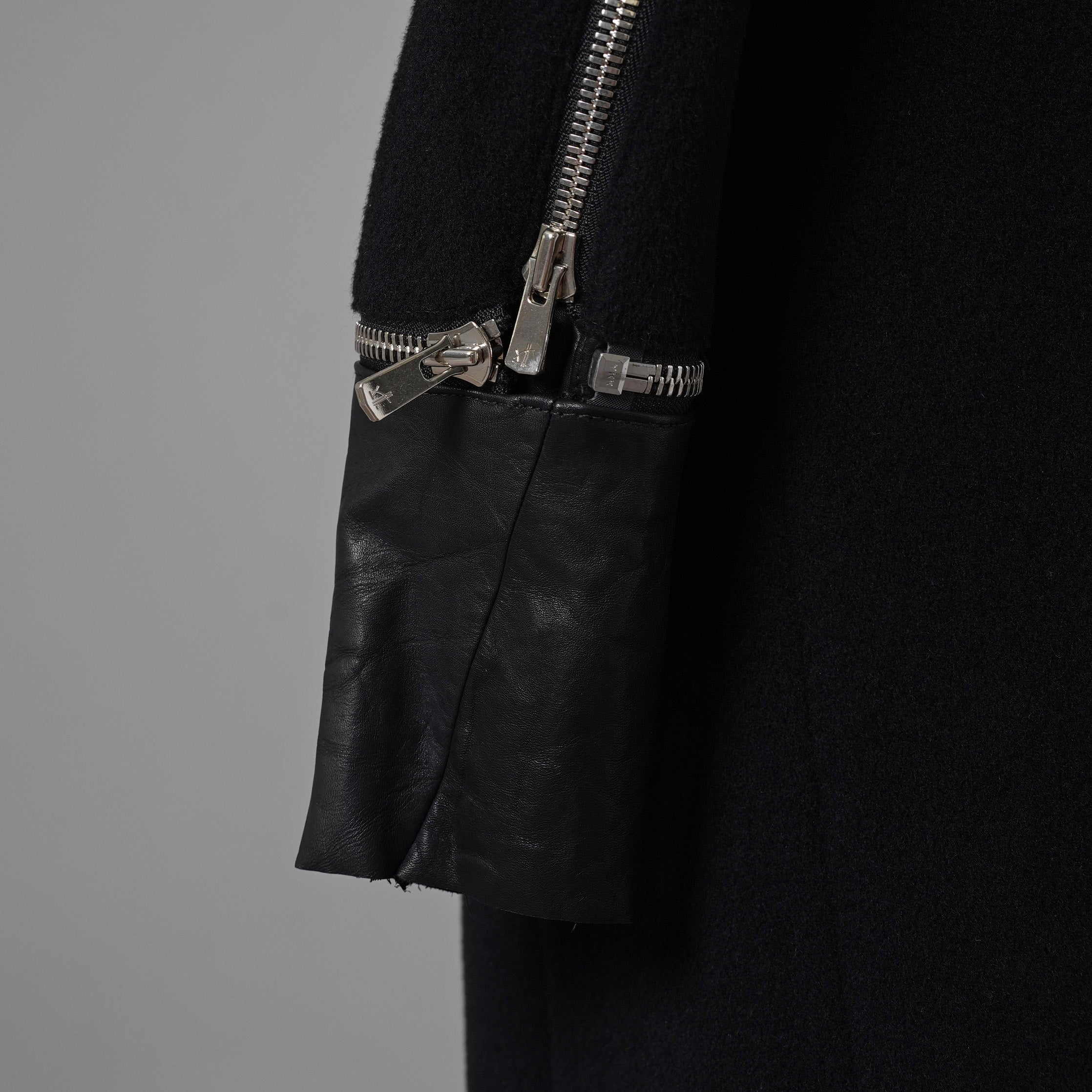 新品 FAGASSENT ファガッセン / 18AW ウールカシミア コート アウター / size 1 (BLACK) 123013-alm