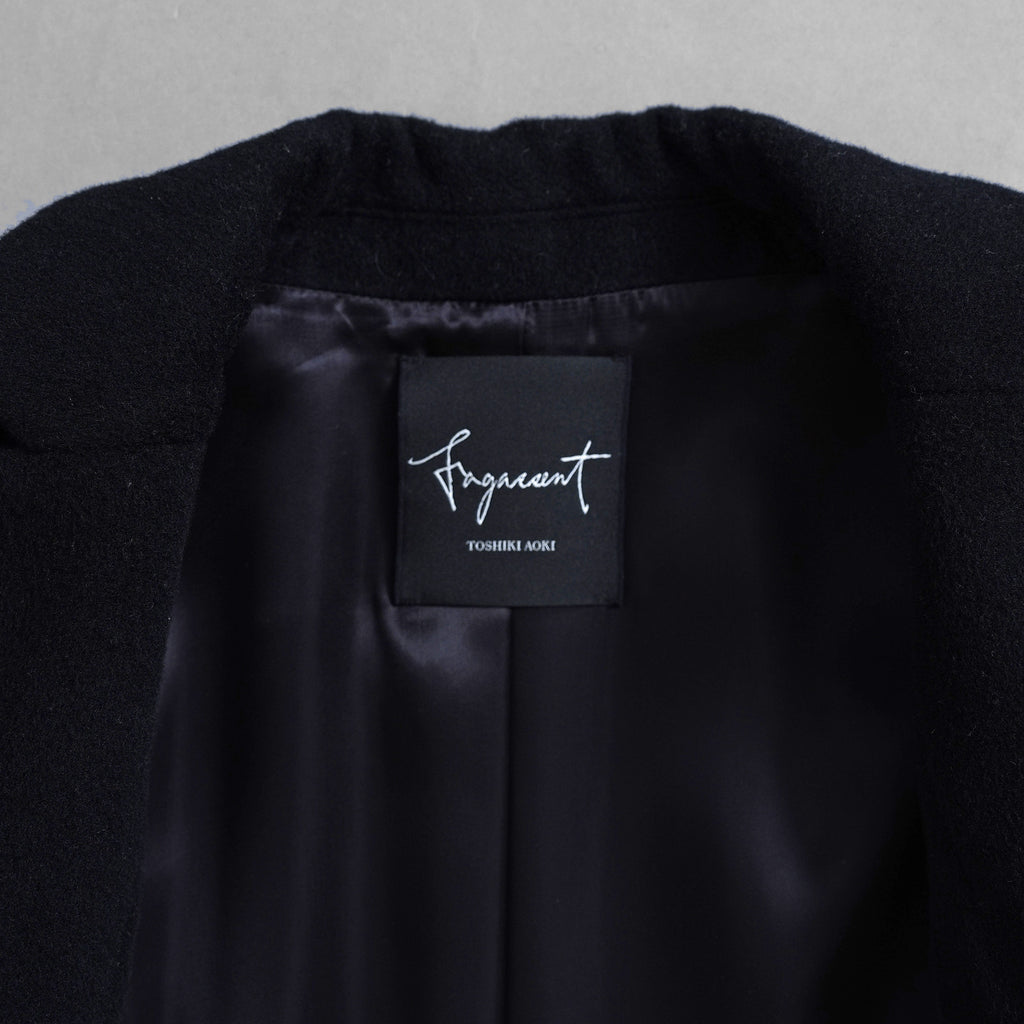 新品 FAGASSENT ファガッセン / 18AW ウールカシミア コート アウター / size 1 (BLACK) 123013-alm