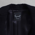 新品 FAGASSENT ファガッセン / 18AW ウールカシミア コート アウター / size 1 (BLACK) 123013-alm