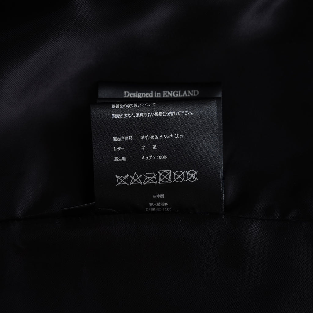 新品 FAGASSENT ファガッセン / 18AW ウールカシミア コート アウター / size 1 (BLACK) 123013-alm