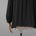 CELINE セリーヌ / 美品 20AW トリオンフ チェーン シルクブラウス / 長袖シャツ / 2B308008D / size 38 (BLACK) レディース