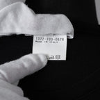 Yves Saint Laurent rive gauche イヴ・サンローラン リヴ・ゴーシュ ウールシルク 長袖ニット / 1372-333-0578 / size S (BLACK) 352065-ymu
