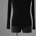Yves Saint Laurent rive gauche イヴ・サンローラン リヴ・ゴーシュ タートルネック 長袖Tシャツ /  size S (BLACK) 352066-ymu