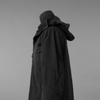 Leon Emanuel Blanck レオンエマニュエルブランク / 美品 Forced Perspective Parka Coat / パーカー コート / size 48 (BLACK)