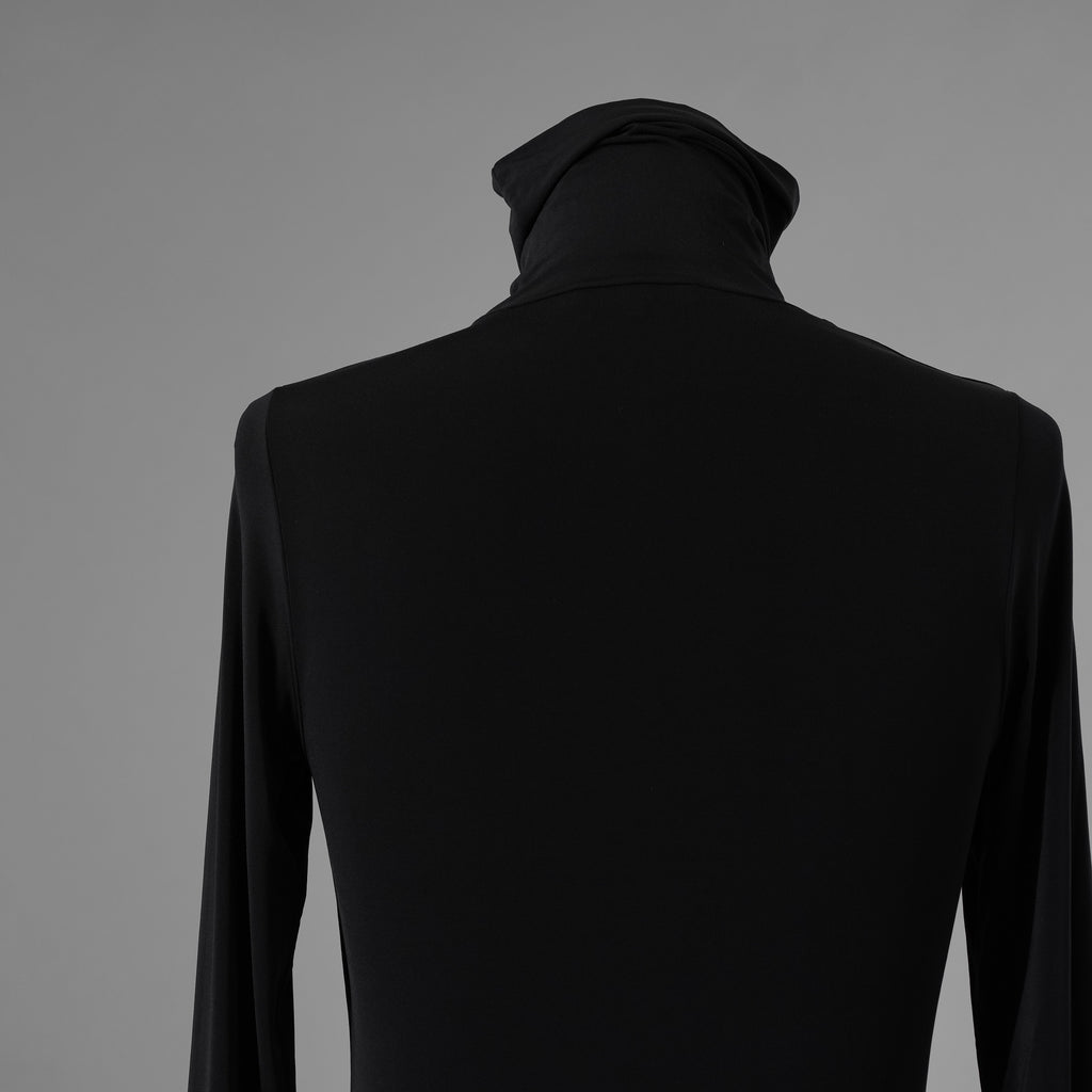 Yves Saint Laurent rive gauche イヴ・サンローラン リヴ・ゴーシュ タートルネック 長袖Tシャツ /  size S (BLACK) 352066-ymu