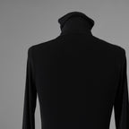 Yves Saint Laurent rive gauche イヴ・サンローラン リヴ・ゴーシュ タートルネック 長袖Tシャツ /  size S (BLACK) 352066-ymu