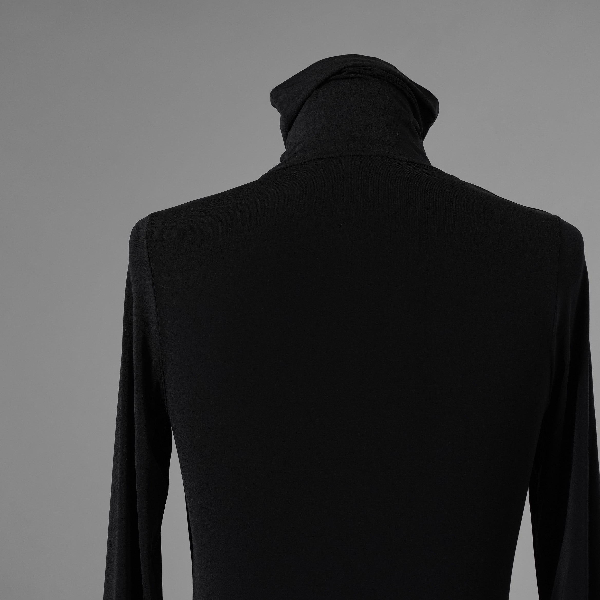 Yves Saint Laurent rive gauche イヴ・サンローラン リヴ・ゴーシュ タートルネック 長袖Tシャツ /  size S (BLACK) 352066-ymu