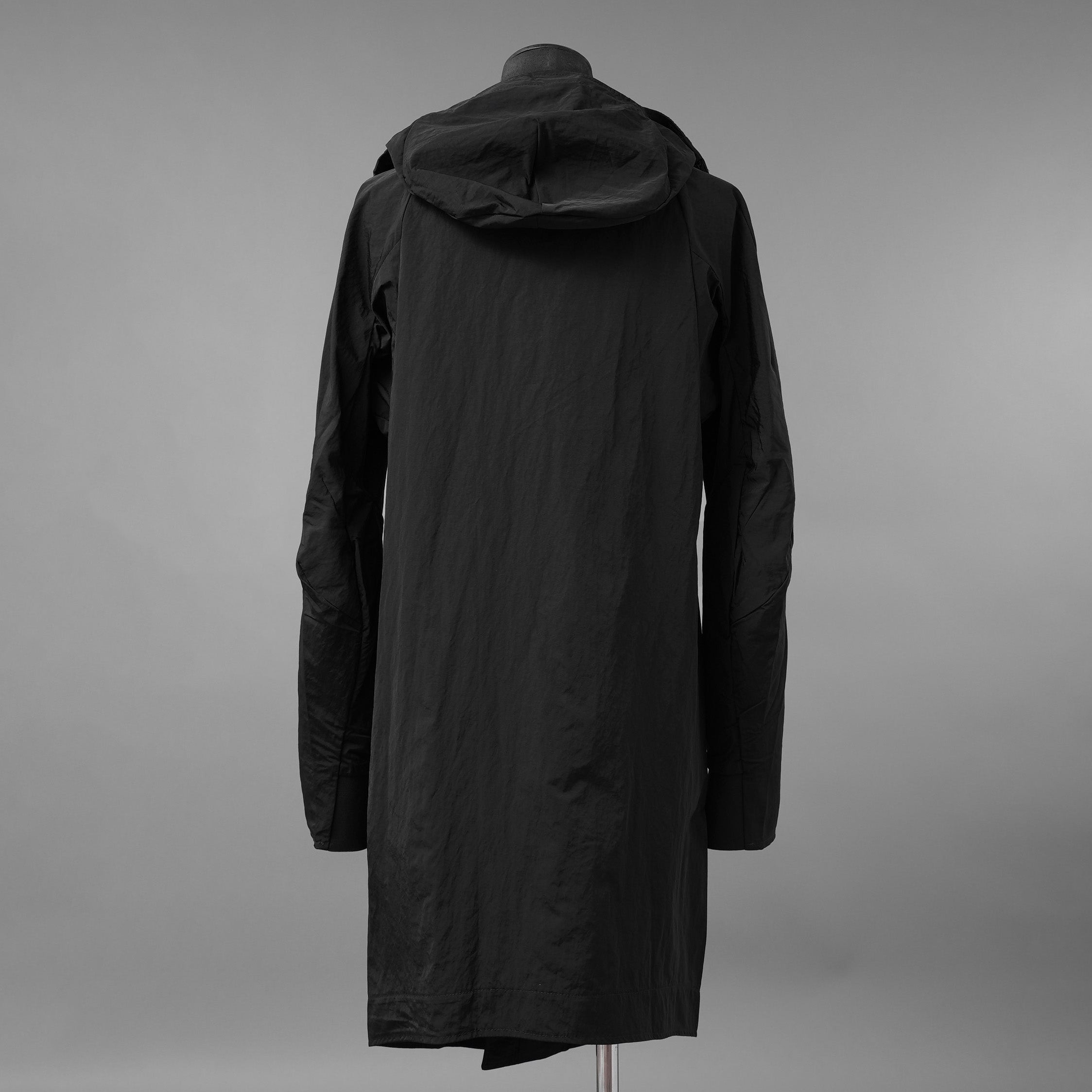 Leon Emanuel Blanck レオンエマニュエルブランク / 美品 Forced Perspective Parka Coat / パーカー コート / size 48 (BLACK)