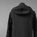 Leon Emanuel Blanck レオンエマニュエルブランク / 美品 Forced Perspective Parka Coat / パーカー コート / size 48 (BLACK)