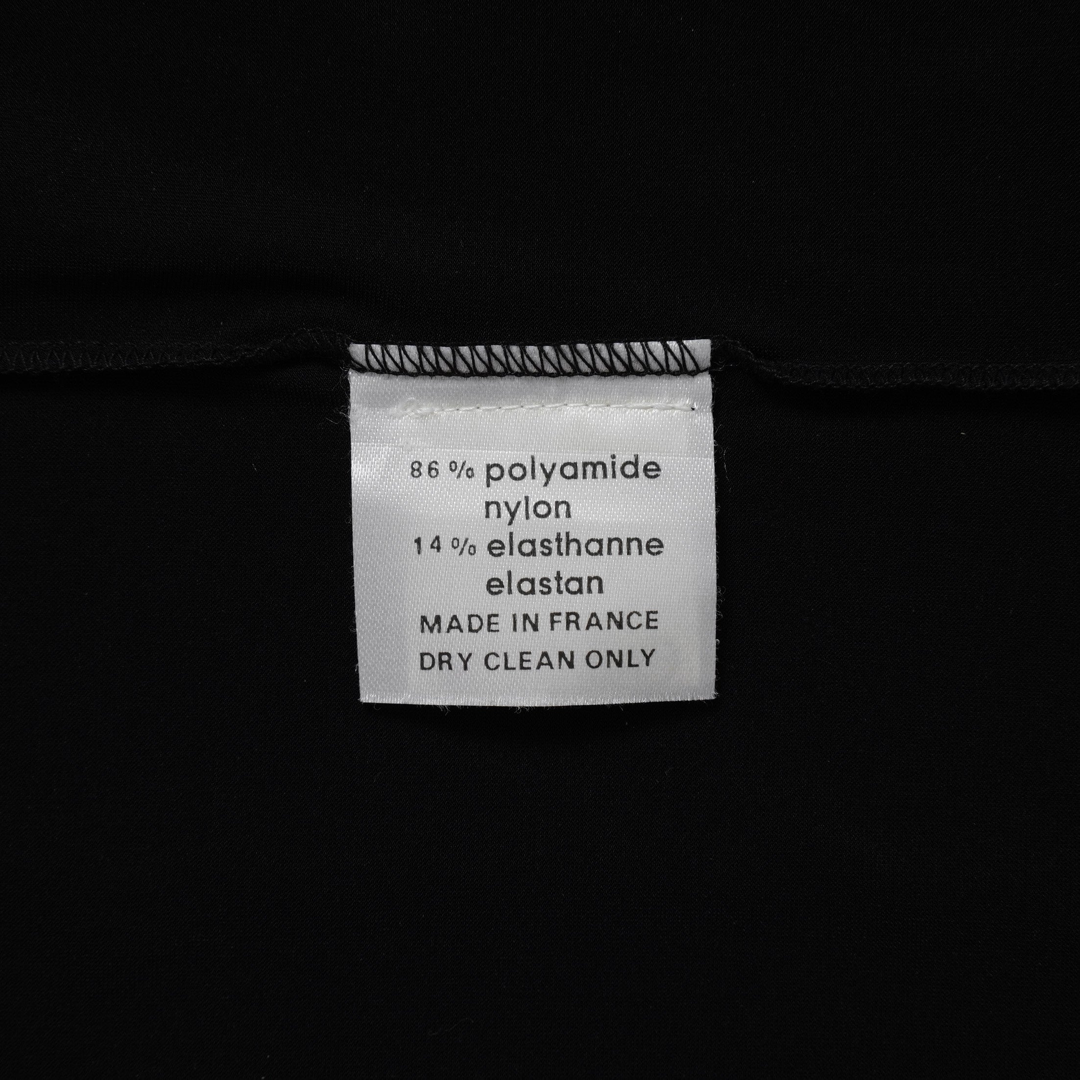 Yves Saint Laurent rive gauche イヴ・サンローラン リヴ・ゴーシュ タートルネック 長袖Tシャツ /  size S (BLACK) 352066-ymu