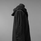 Leon Emanuel Blanck レオンエマニュエルブランク / 美品 Forced Perspective Parka Coat / パーカー コート / size 48 (BLACK)