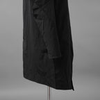 Leon Emanuel Blanck レオンエマニュエルブランク / 美品 Forced Perspective Parka Coat / パーカー コート / size 48 (BLACK)