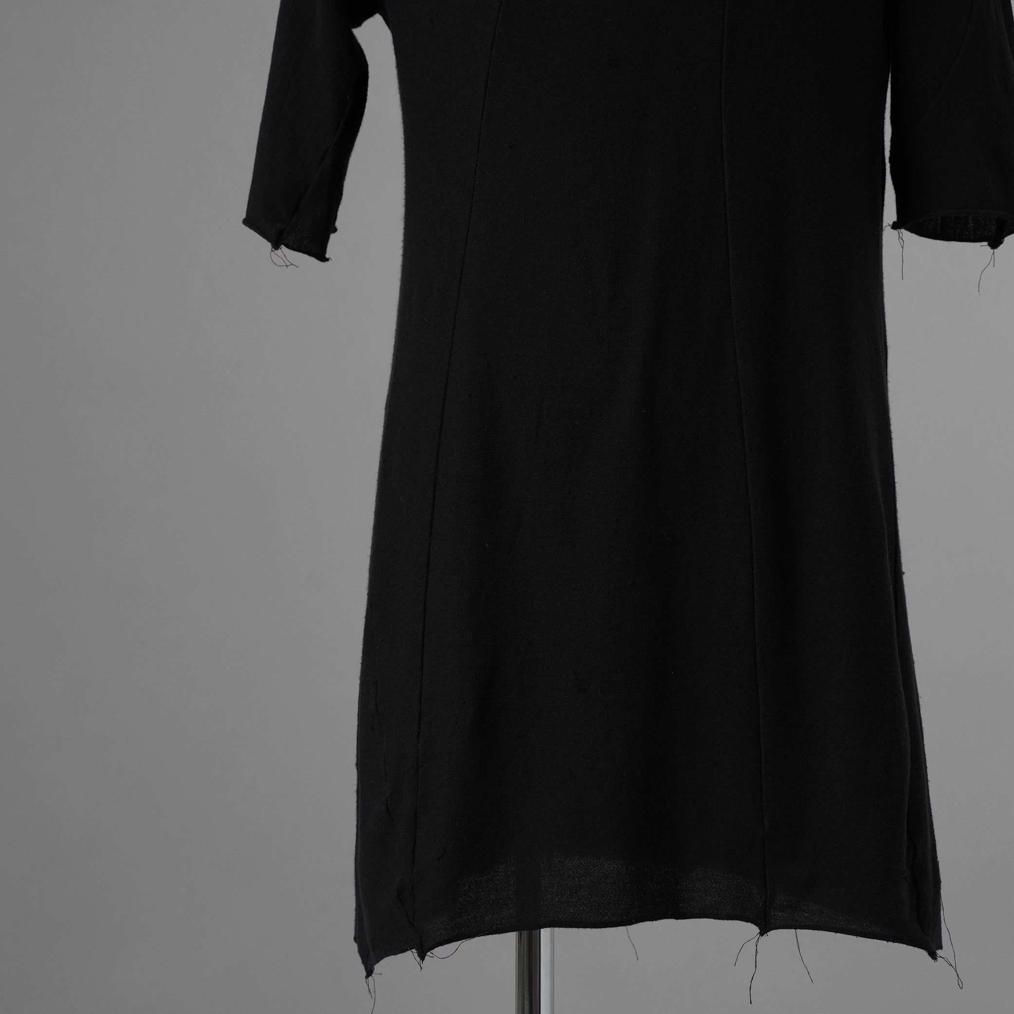 Leon Emanuel Blanck レオンエマニュエルブランク / Distortion Curved T-shirt 半袖Tシャツ / DIS-T-01 / size 46 (BLACK) 352068-uen