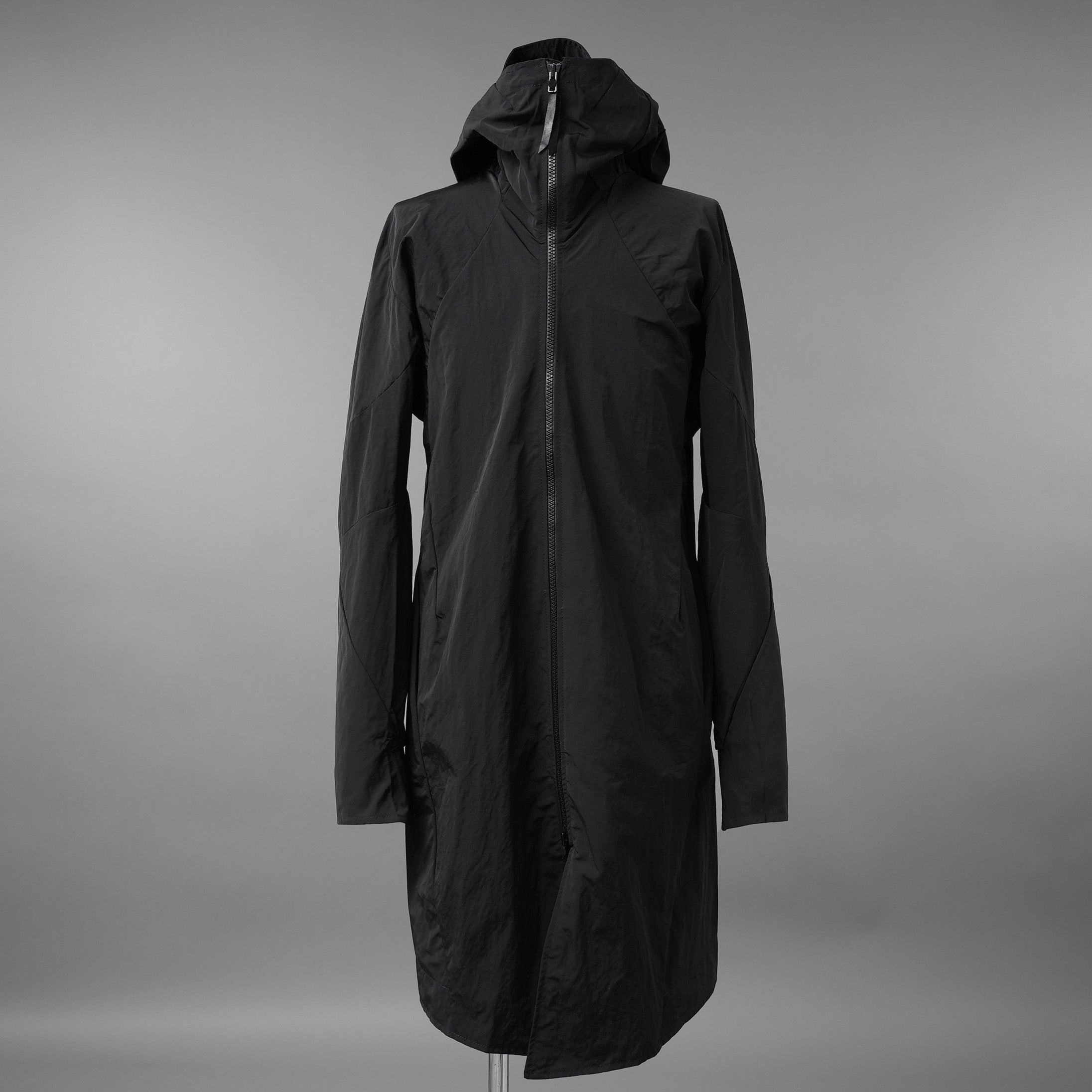 Leon Emanuel Blanck レオンエマニュエルブランク / 美品 Forced Perspective Parka Coat / パーカー コート / size 48 (BLACK)