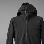Leon Emanuel Blanck レオンエマニュエルブランク / 美品 Forced Perspective Parka Coat / パーカー コート / size 48 (BLACK)