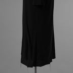 Leon Emanuel Blanck レオンエマニュエルブランク / Distortion Curved T-shirt 半袖Tシャツ / DIS-T-01 / size 46 (BLACK) 352068-uen