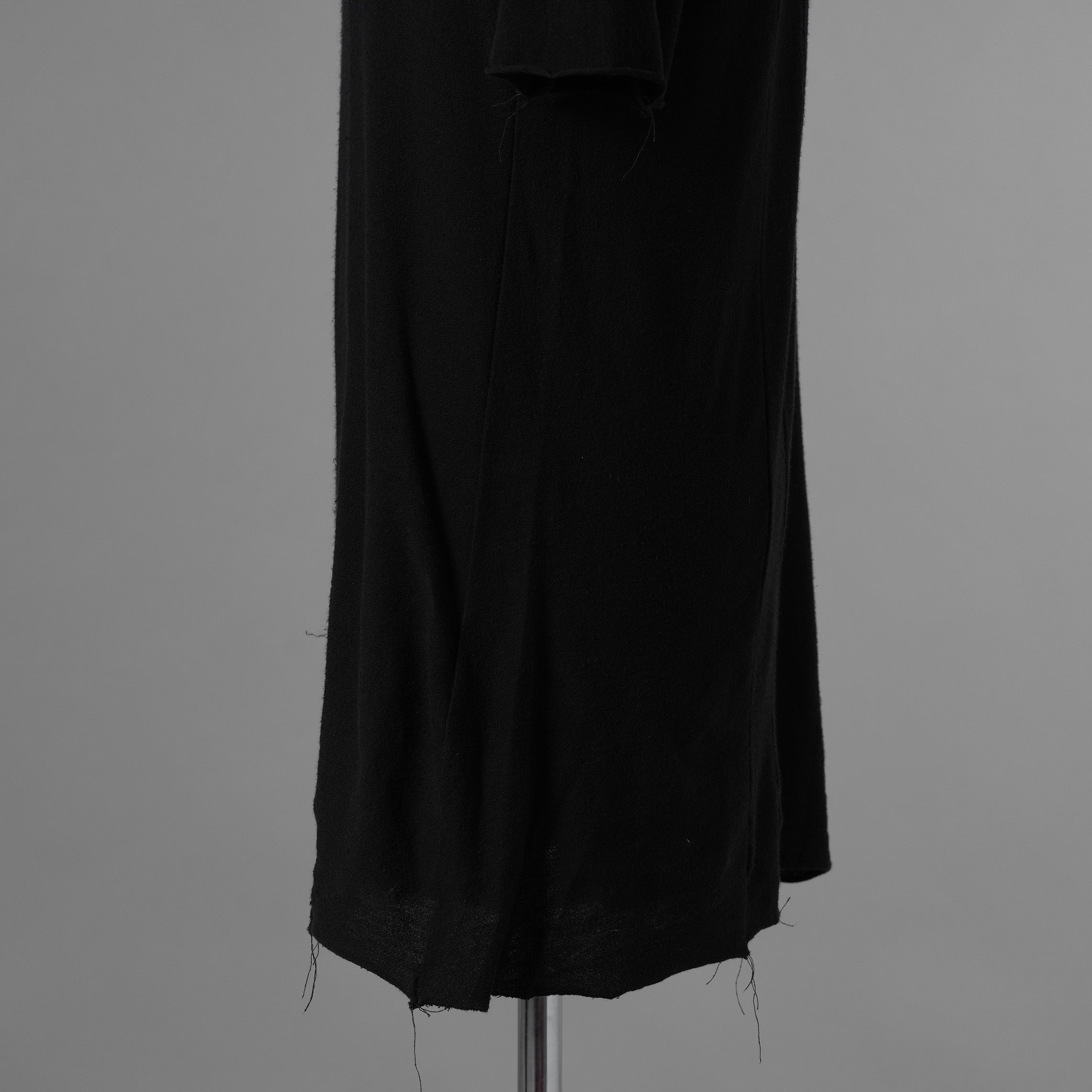 Leon Emanuel Blanck レオンエマニュエルブランク / Distortion Curved T-shirt 半袖Tシャツ / DIS-T-01 / size 46 (BLACK) 352068-uen