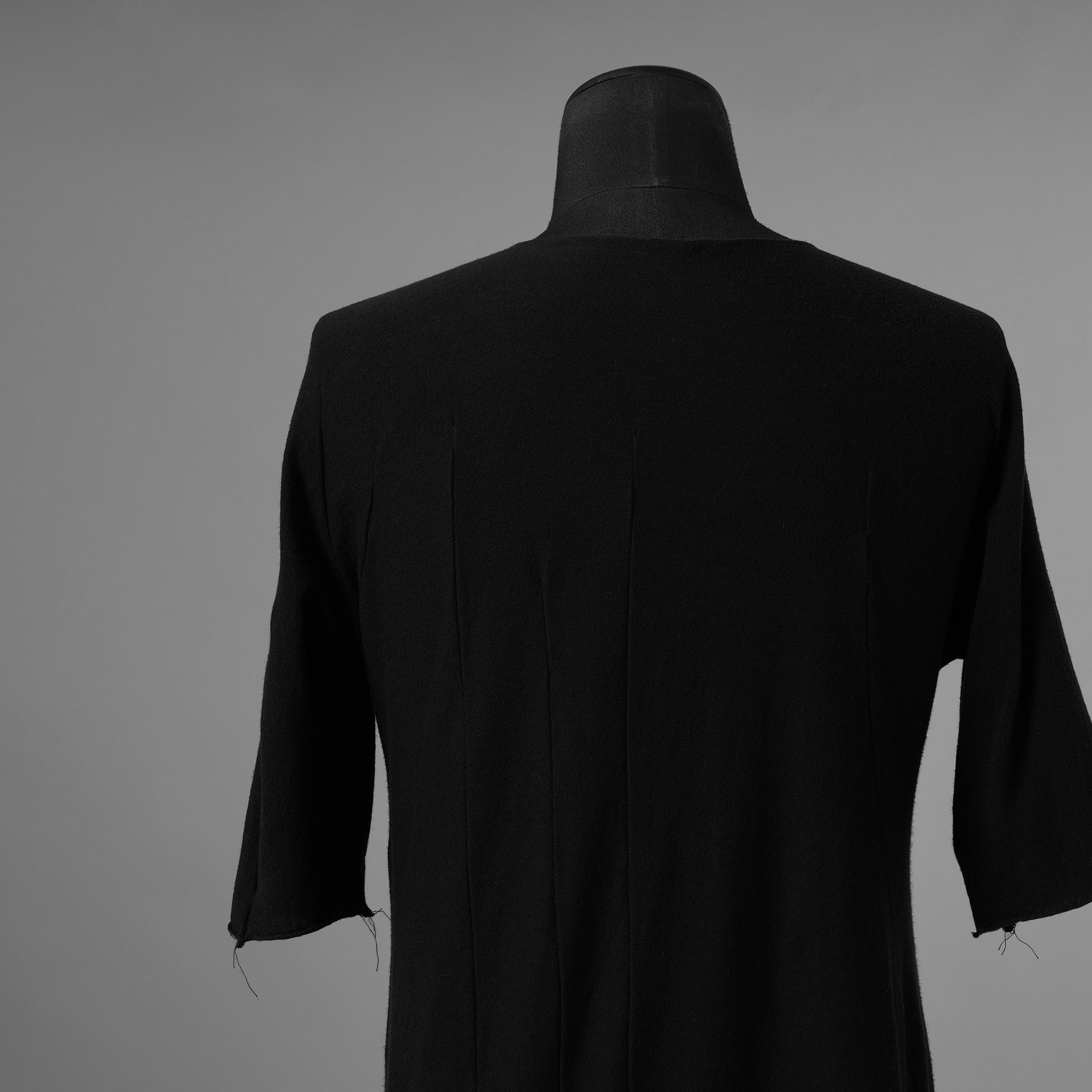 Leon Emanuel Blanck レオンエマニュエルブランク / Distortion Curved T-shirt 半袖Tシャツ / DIS-T-01 / size 46 (BLACK) 352068-uen