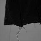Leon Emanuel Blanck レオンエマニュエルブランク / Distortion Curved T-shirt 半袖Tシャツ / DIS-T-01 / size 46 (BLACK) 352068-uen
