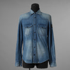 Belstaff ベルスタッフ / 美品 18SS Somerford Denim Shirt デニム 長袖シャツ / size S (INDIGO) 352063-in-ue