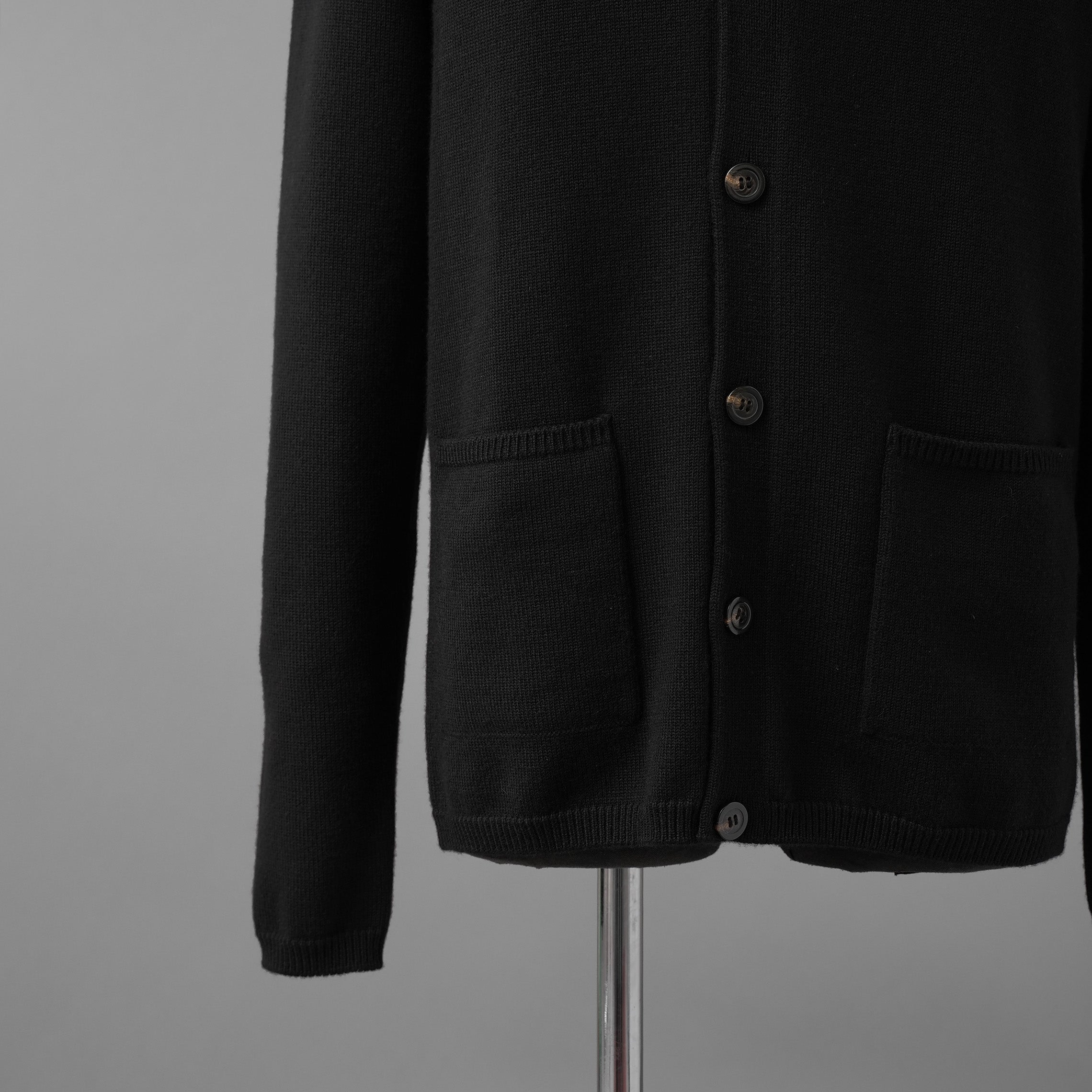 RICK OWENS リックオウエンス / 美品 22AW STOROBE PETER CARDIGAN カーディガン / RU02B2608-M / size S (BLACK)