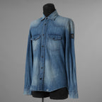 Belstaff ベルスタッフ / 美品 18SS Somerford Denim Shirt デニム 長袖シャツ / size S (INDIGO) 352063-in-ue
