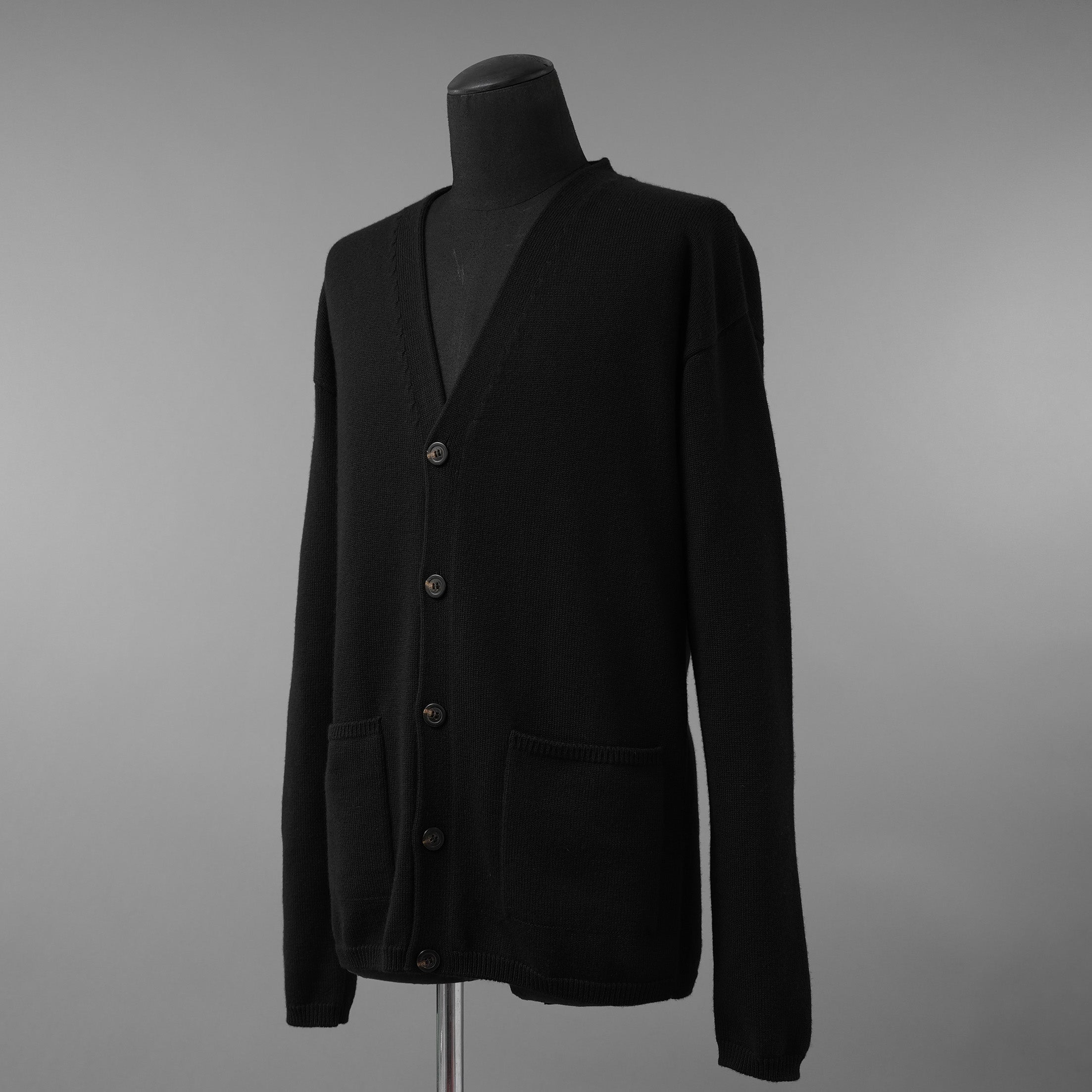 RICK OWENS リックオウエンス / 美品 22AW STOROBE PETER CARDIGAN カーディガン / RU02B2608-M / size S (BLACK)