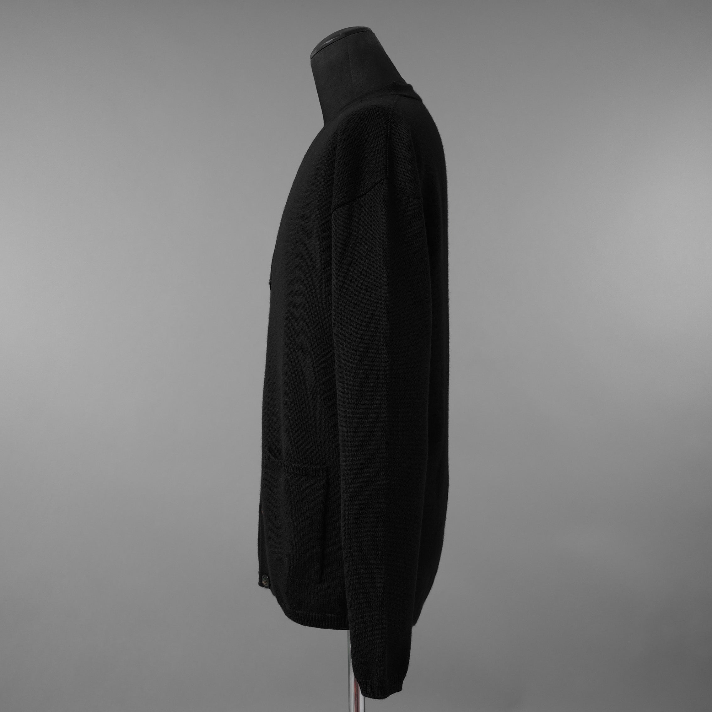 RICK OWENS リックオウエンス / 美品 22AW STOROBE PETER CARDIGAN カーディガン / RU02B2608-M / size S (BLACK)