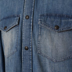 Belstaff ベルスタッフ / 美品 18SS Somerford Denim Shirt デニム 長袖シャツ / size S (INDIGO) 352063-in-ue