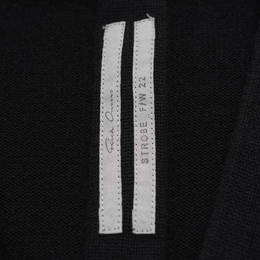 RICK OWENS リックオウエンス / 美品 22AW STOROBE PETER CARDIGAN カーディガン / RU02B2608-M / size S (BLACK)