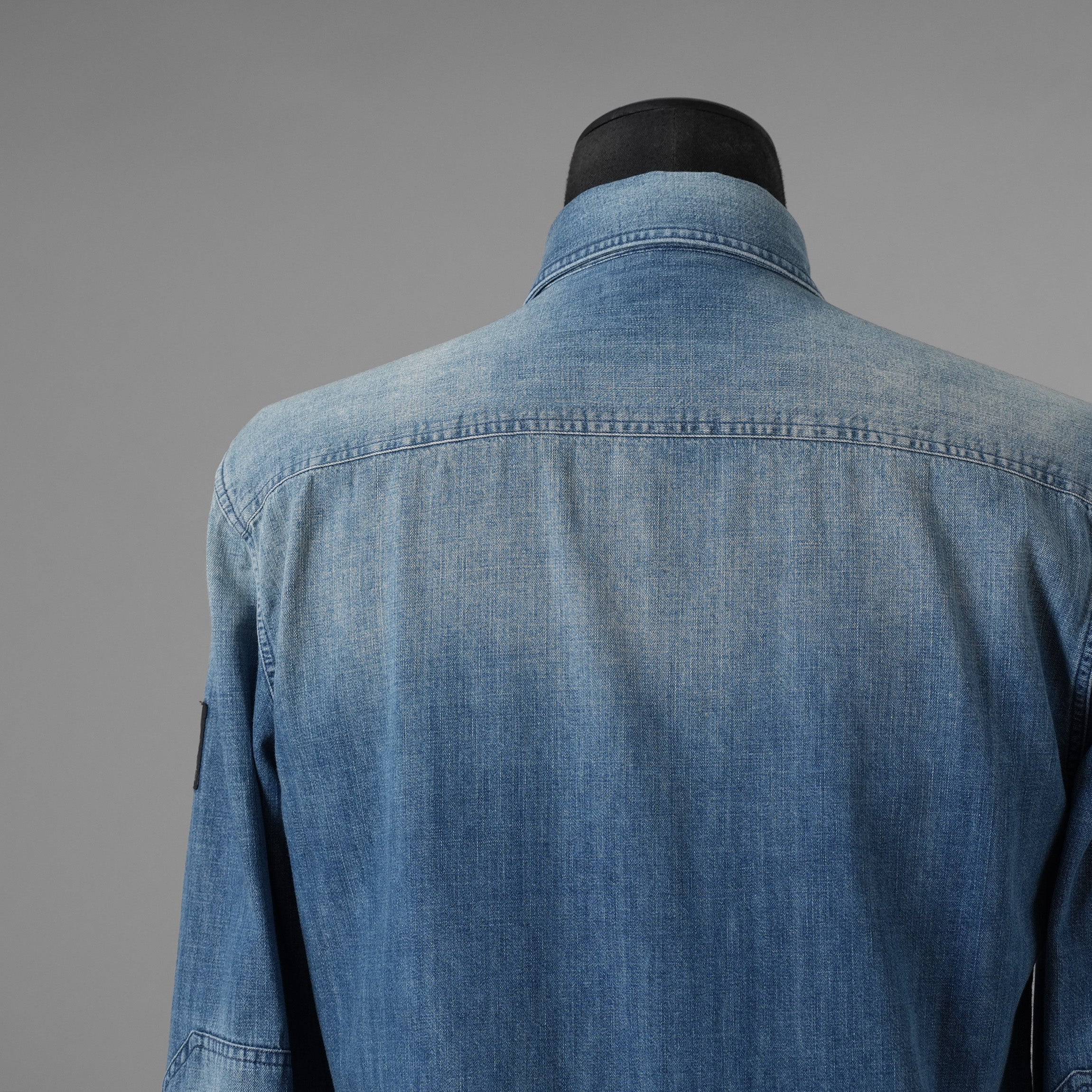 Belstaff ベルスタッフ / 美品 18SS Somerford Denim Shirt デニム 長袖シャツ / size S (INDIGO) 352063-in-ue