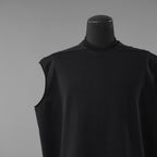 RICK OWENS リックオウエンス / 美品 22SS FOGACHINE TARP T オーバーサイズ ノースリーブカットソー  / RU01B1160‐BA / size XS  (BLACK)