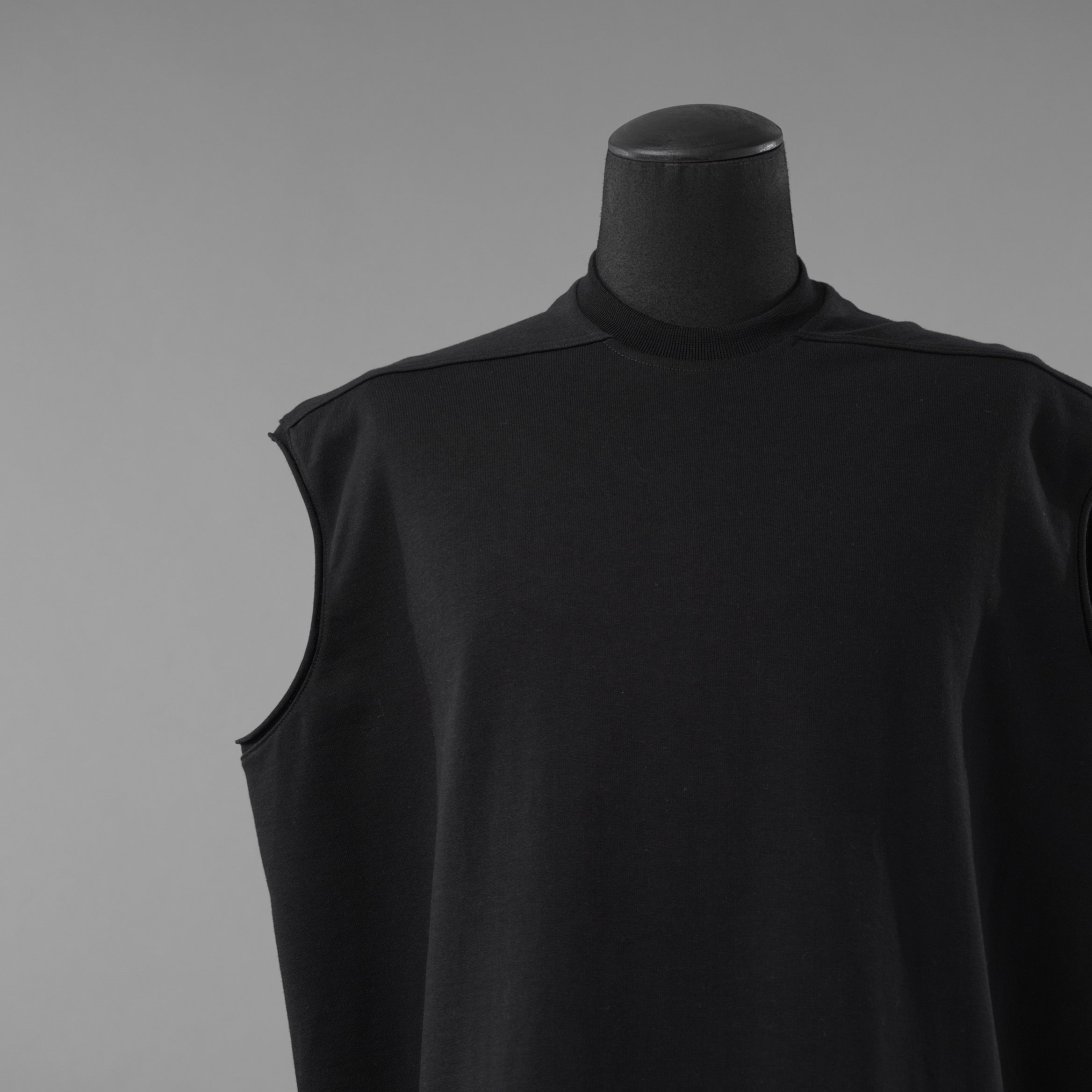 RICK OWENS リックオウエンス / 美品 22SS FOGACHINE TARP T オーバーサイズ ノースリーブカットソー  / RU01B1160‐BA / size XS  (BLACK)