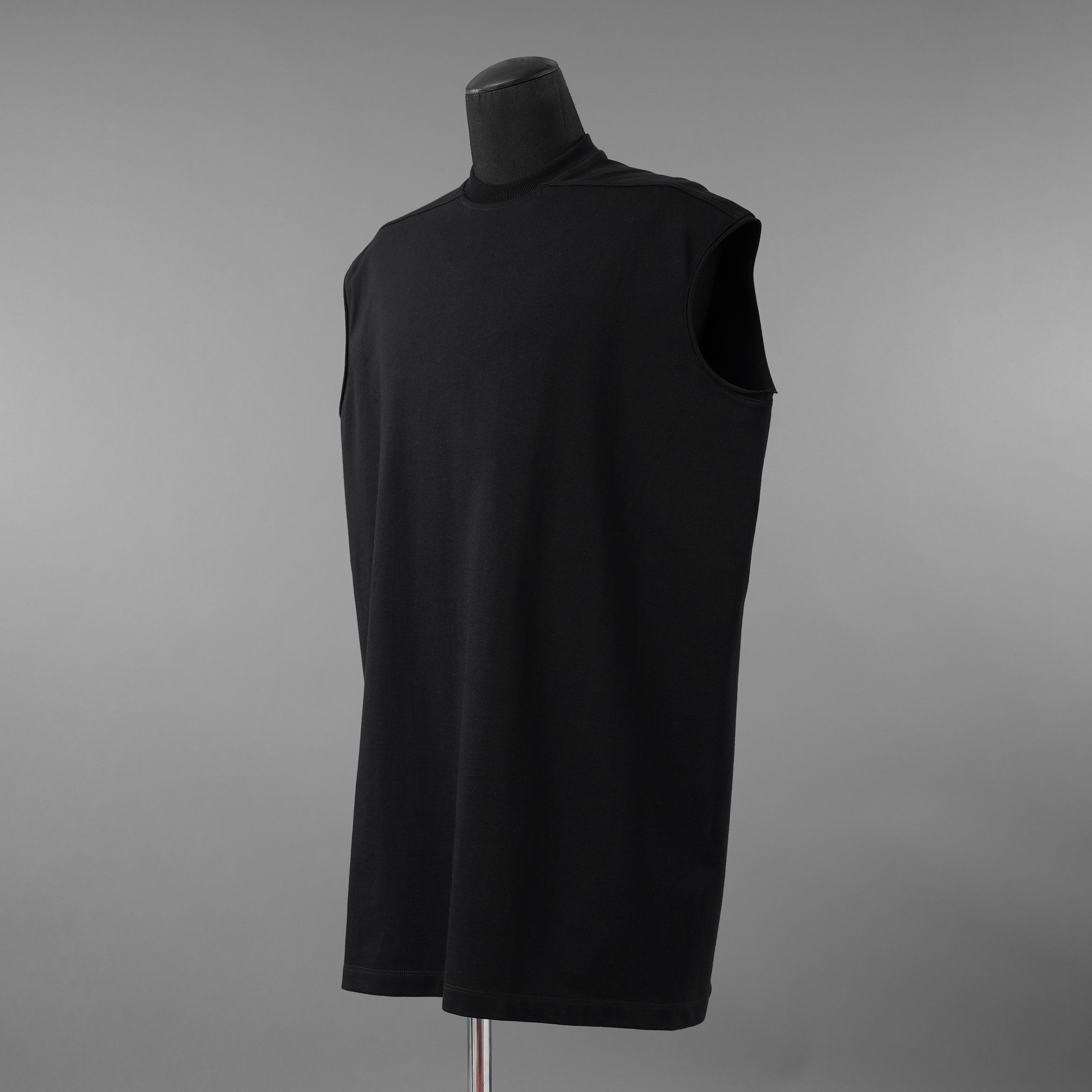 RICK OWENS リックオウエンス / 美品 22SS FOGACHINE TARP T オーバーサイズ ノースリーブカットソー  / RU01B1160‐BA / size XS  (BLACK)