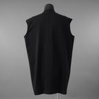 RICK OWENS リックオウエンス / 美品 22SS FOGACHINE TARP T オーバーサイズ ノースリーブカットソー  / RU01B1160‐BA / size XS  (BLACK)