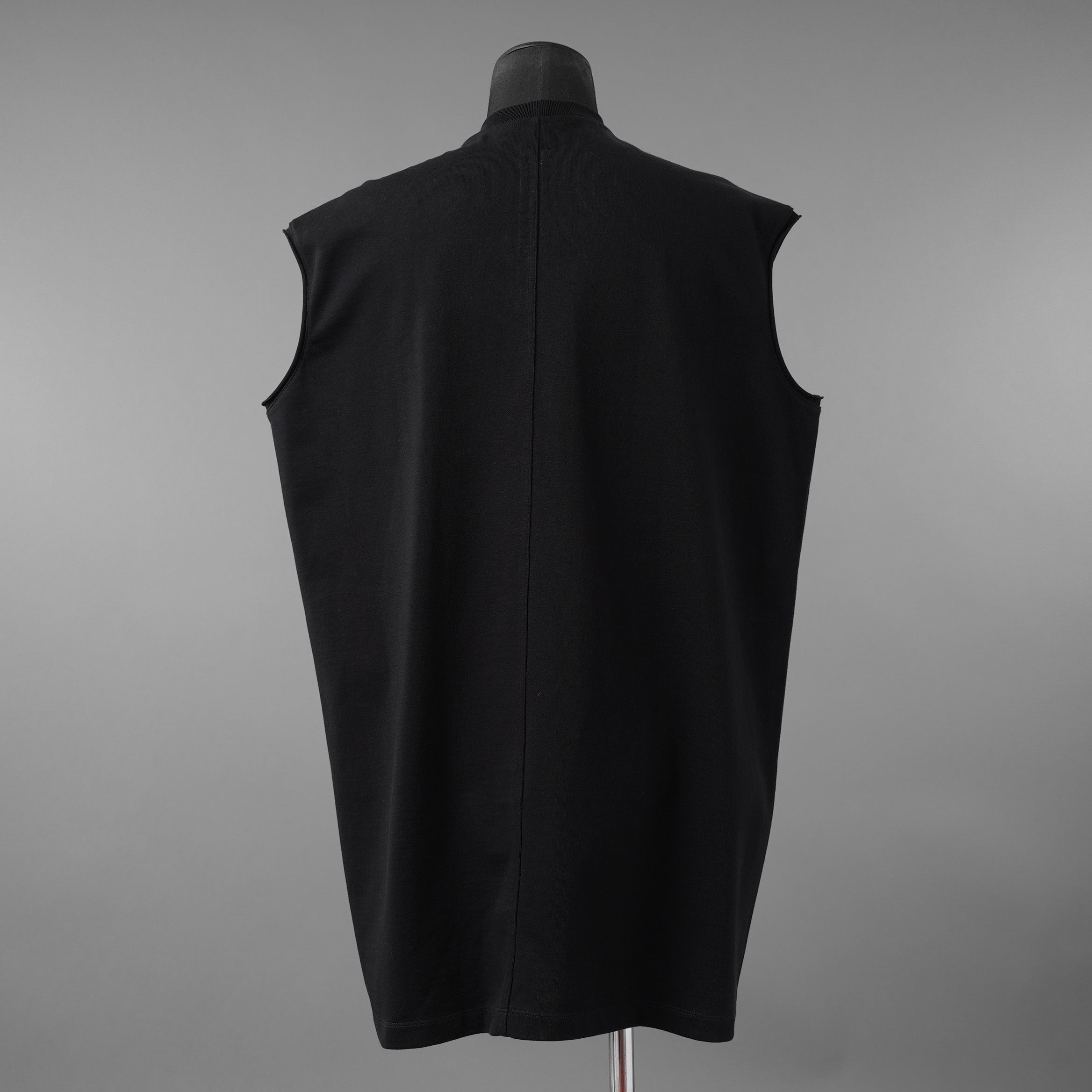 RICK OWENS リックオウエンス / 美品 22SS FOGACHINE TARP T オーバーサイズ ノースリーブカットソー  / RU01B1160‐BA / size XS  (BLACK)