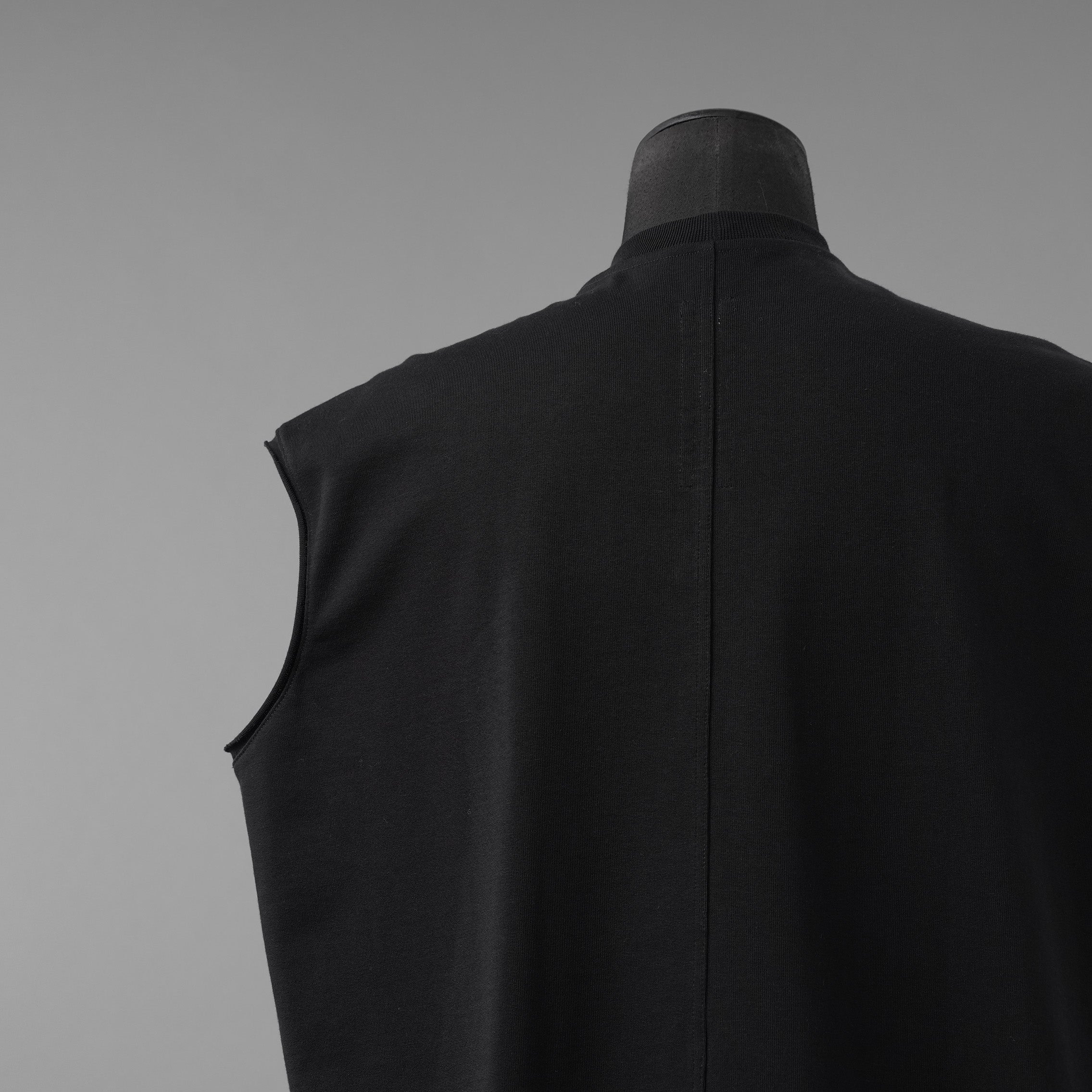 RICK OWENS リックオウエンス / 美品 22SS FOGACHINE TARP T オーバーサイズ ノースリーブカットソー  / RU01B1160‐BA / size XS  (BLACK)