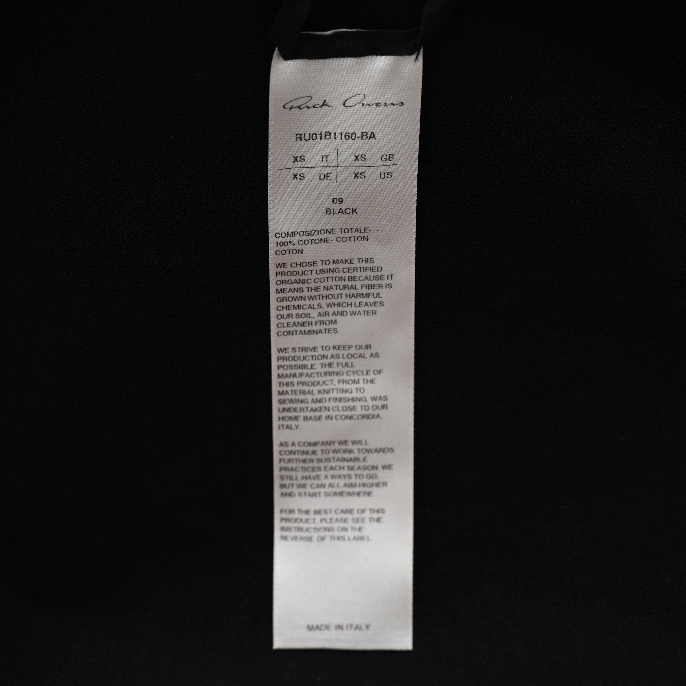 RICK OWENS リックオウエンス / 美品 22SS FOGACHINE TARP T オーバーサイズ ノースリーブカットソー  / RU01B1160‐BA / size XS  (BLACK)