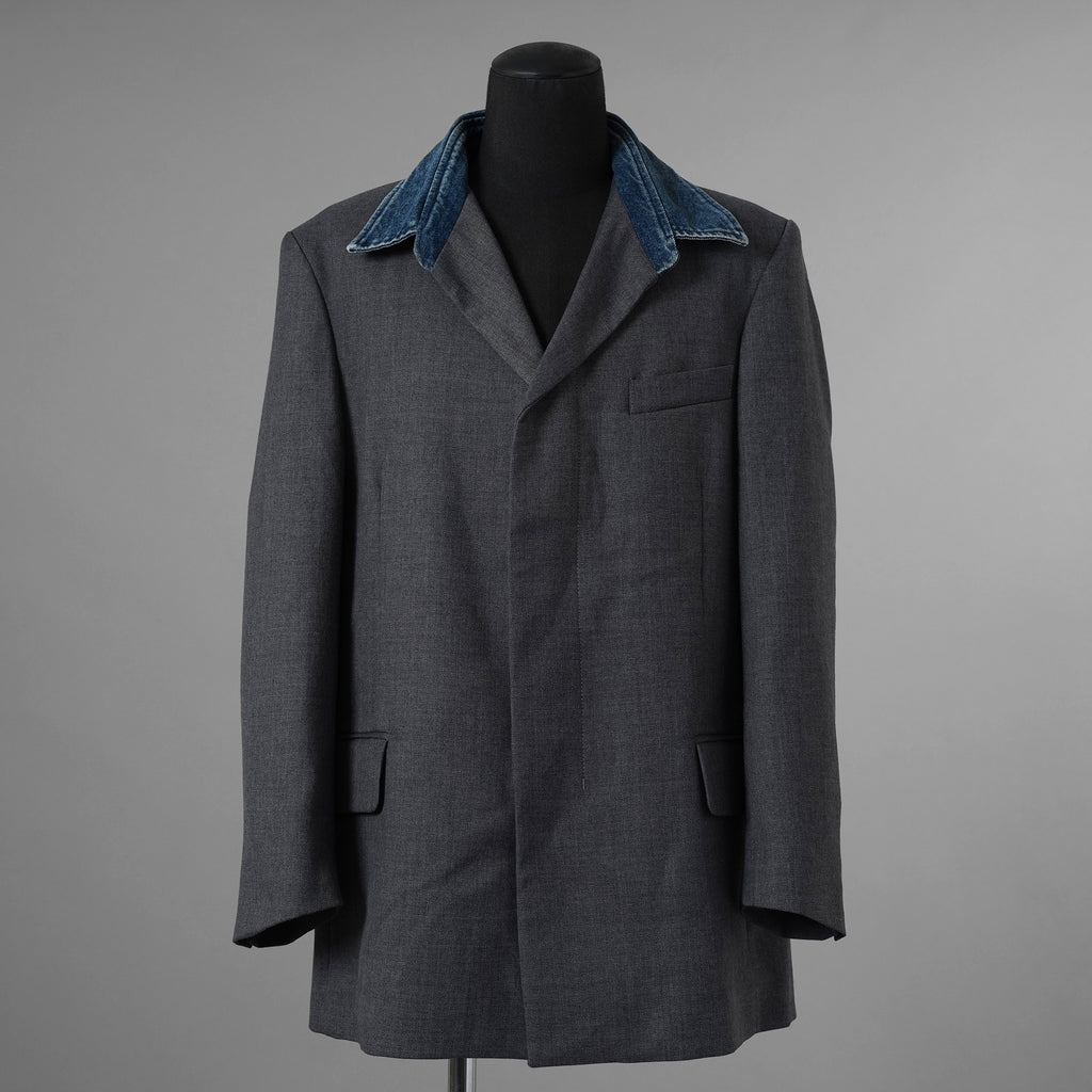DIESEL ディーゼル / 美品 23SS J-ABBAS ジャケット / A08494 / size 44 (GRAY) 352064-in-ue
