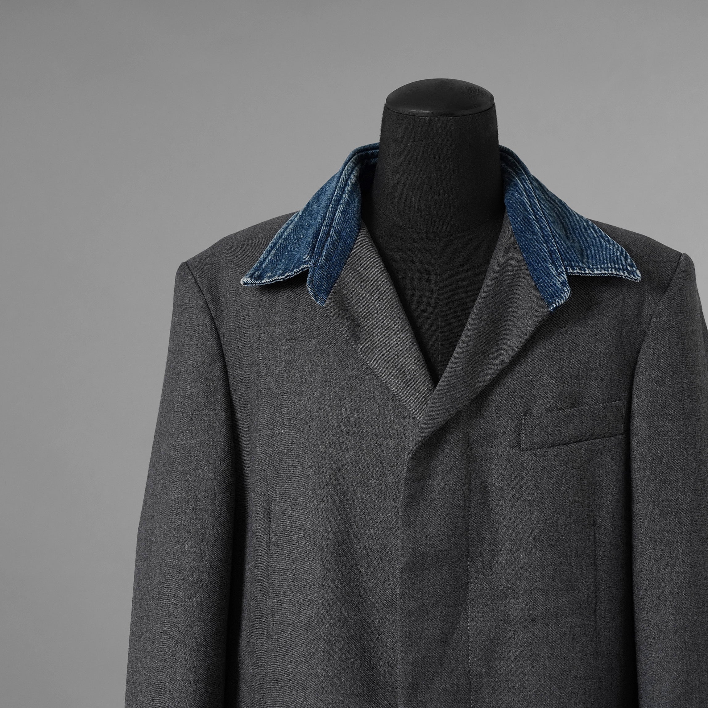 DIESEL ディーゼル / 美品 23SS J-ABBAS ジャケット / A08494 / size 44 (GRAY) 352064-in-ue