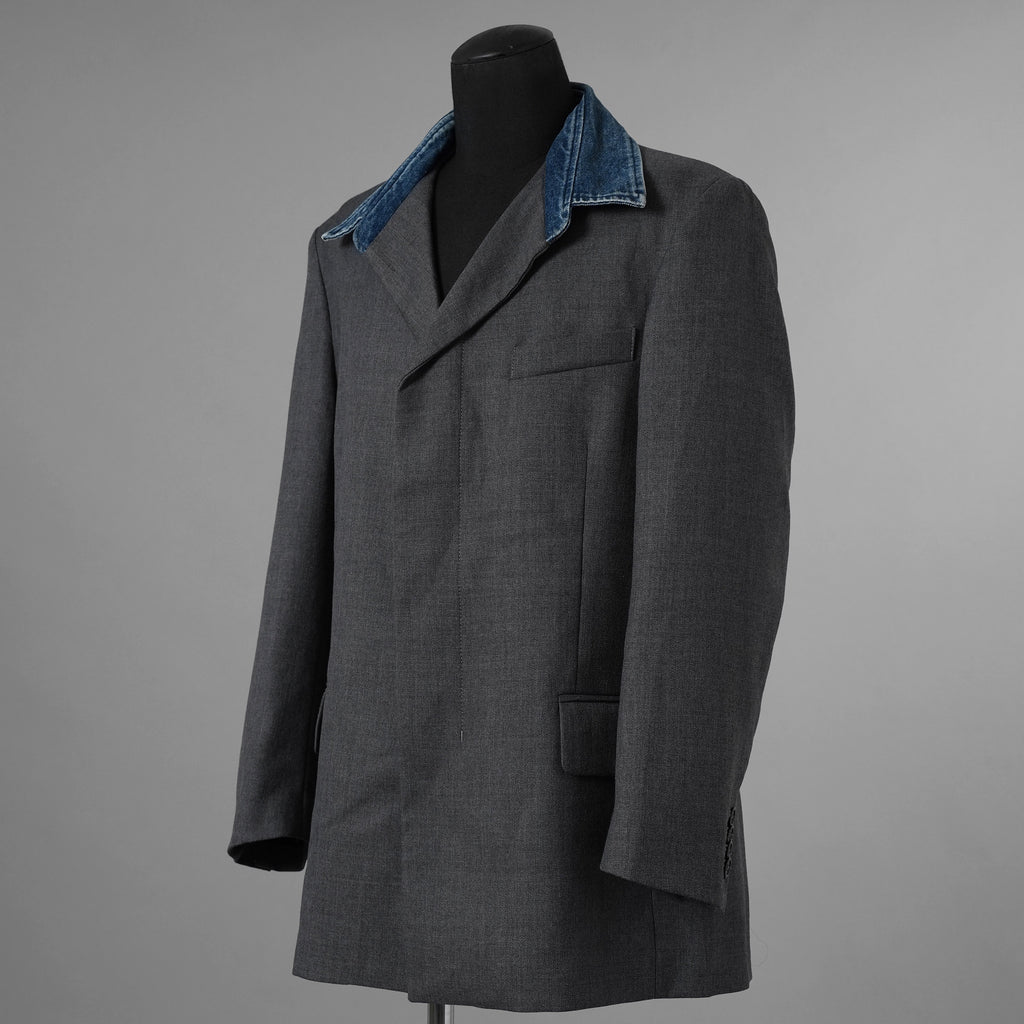 DIESEL ディーゼル / 美品 23SS J-ABBAS ジャケット / A08494 / size 44 (GRAY) 352064-in-ue