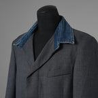 DIESEL ディーゼル / 美品 23SS J-ABBAS ジャケット / A08494 / size 44 (GRAY) 352064-in-ue