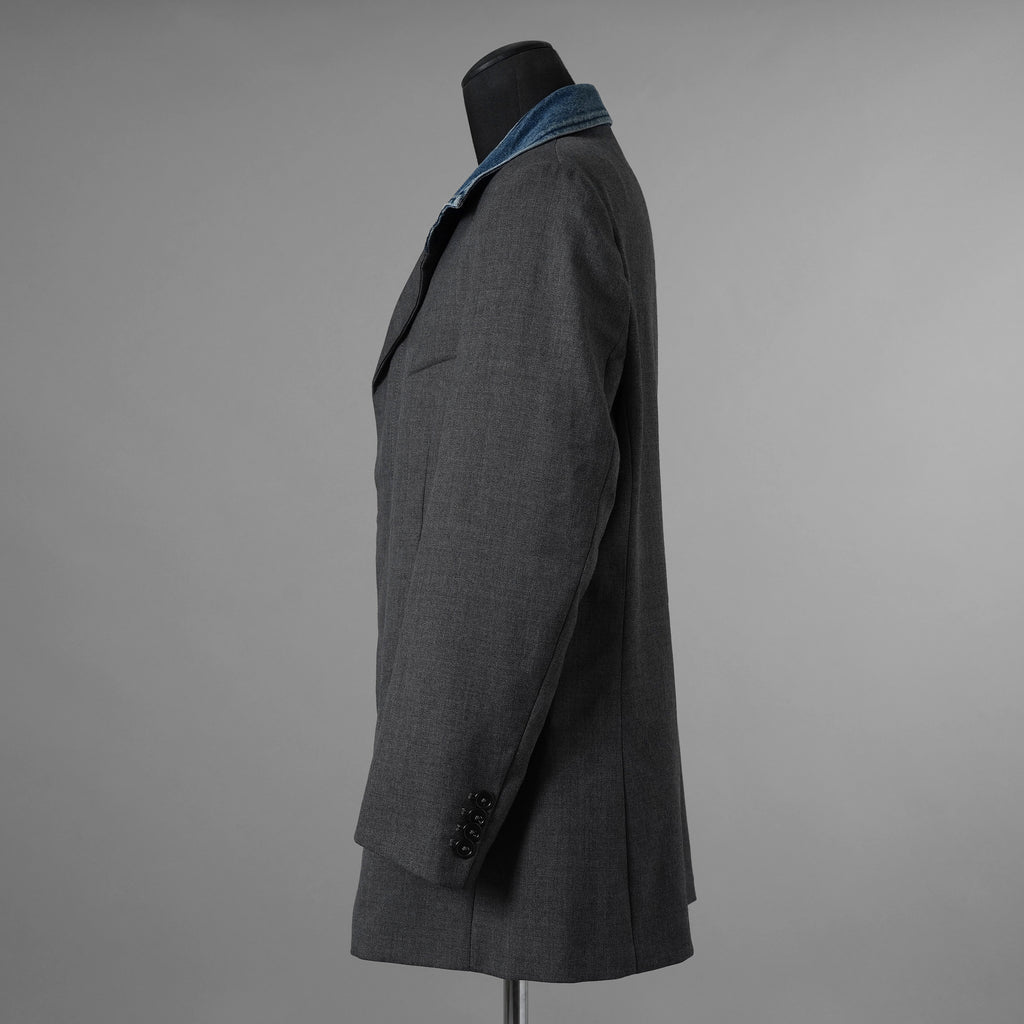 DIESEL ディーゼル / 美品 23SS J-ABBAS ジャケット / A08494 / size 44 (GRAY) 352064-in-ue