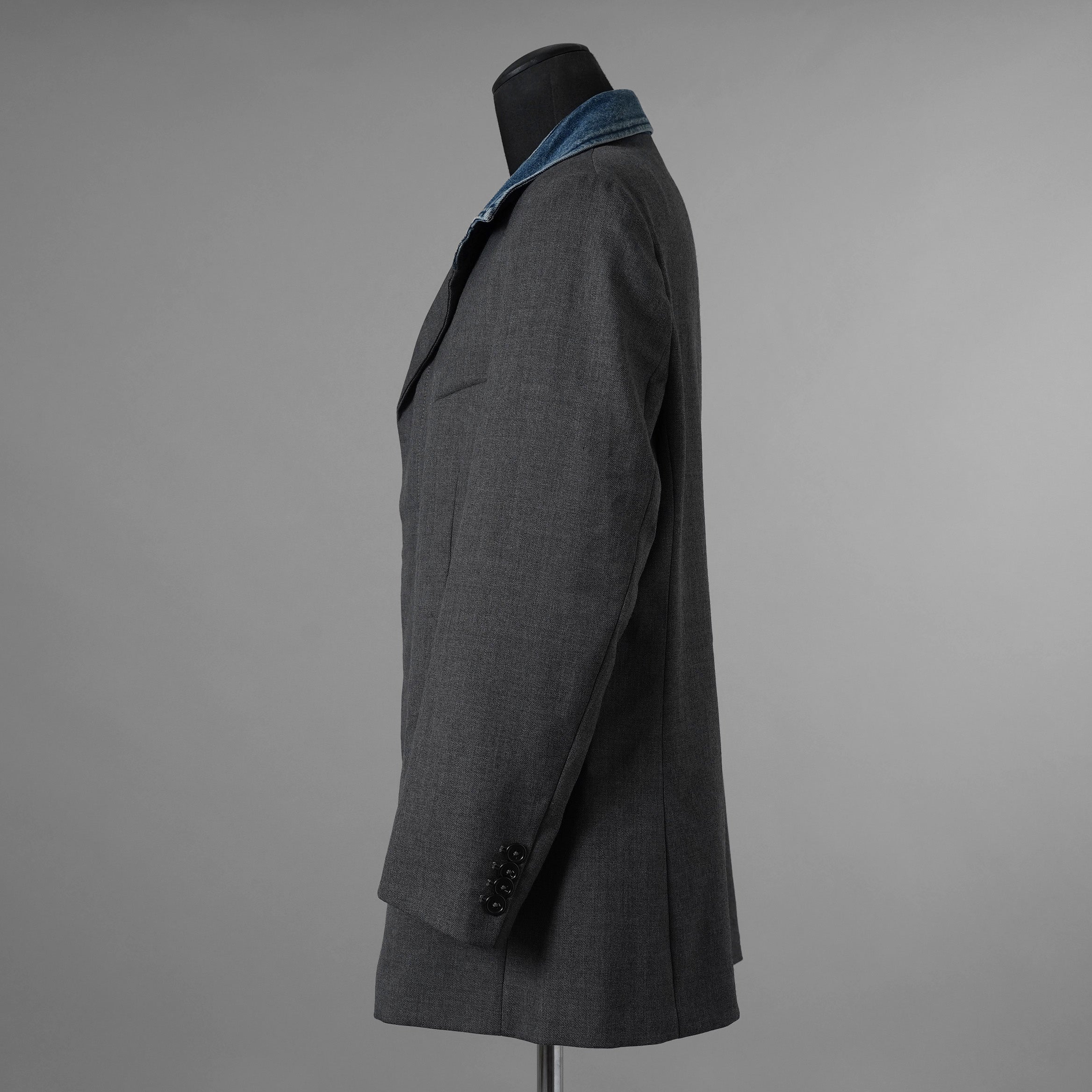 DIESEL ディーゼル / 美品 23SS J-ABBAS ジャケット / A08494 / size 44 (GRAY) 352064-in-ue