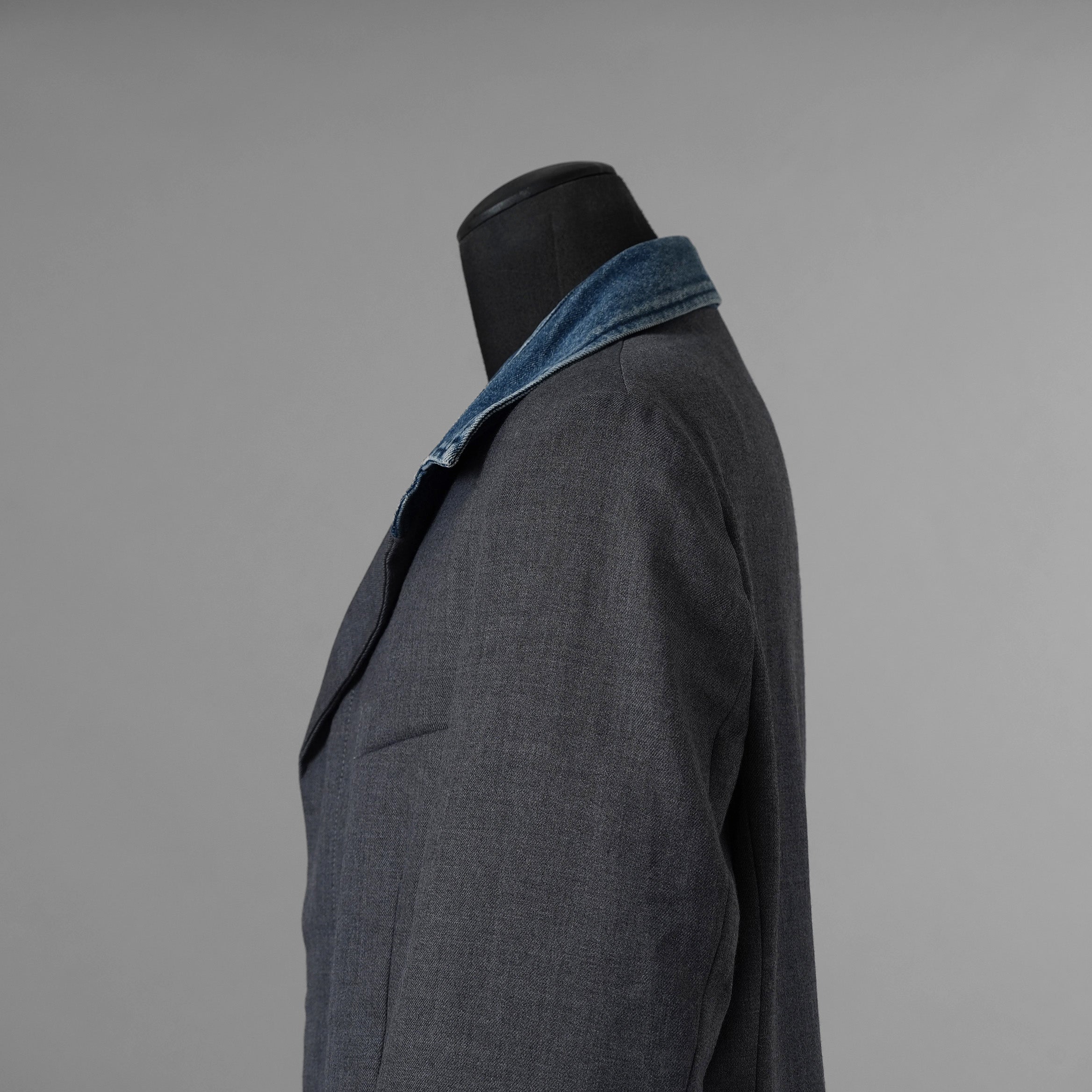 DIESEL ディーゼル / 美品 23SS J-ABBAS ジャケット / A08494 / size 44 (GRAY) 352064-in-ue