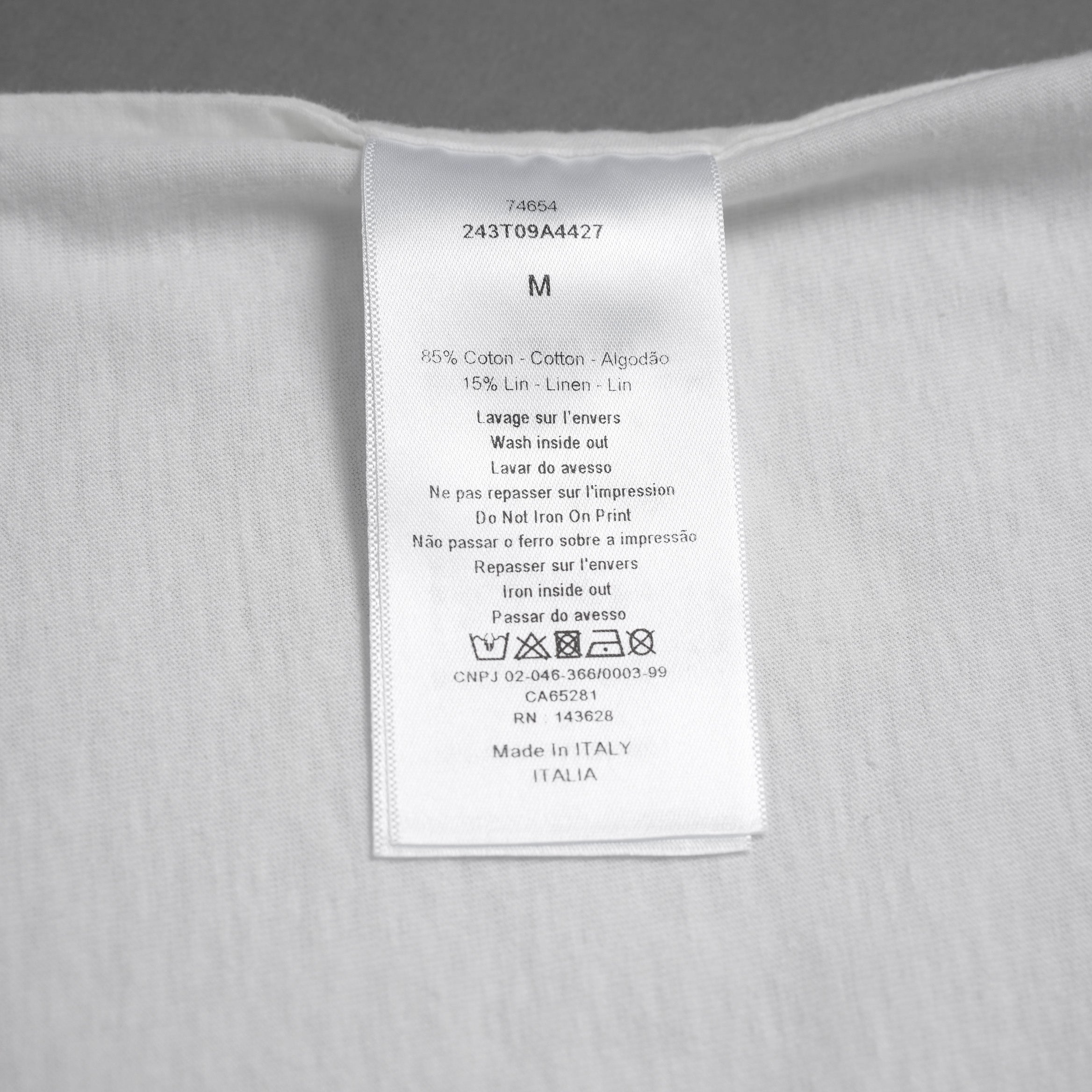 Christian Dior クリスチャンディオール / 美品 22AW LUCKY DIOR ゾディアック ピクセル プリント / 半袖Tシャツ / 243T09A4427 / size M (WHITE) レディース