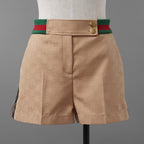 GUCCI × adidas グッチ×アディダス コラボ / 美品 22SS GGジャカード トレフォイル ショートパンツ ボトムス / size 40 (BEIGE) レディース